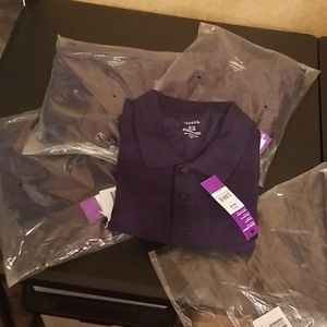 Boys Navy Blue School Polo